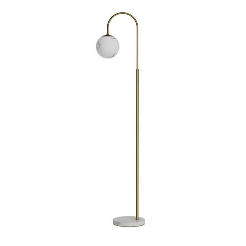 Bellagio gulvlampe H163cm messing/hvid