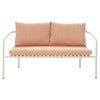 Bendt sofa Pearl White / Teddy Orange
