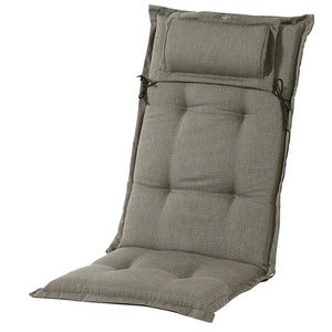 Canyon 8 cm positions pude i strukturdralon taupe