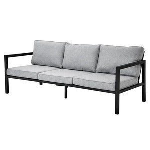 Belfort 3-pers. sofa   inklusive puder sort / Peral Grey