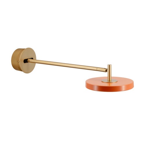 Asteria Wall Long Væglampe Ø15 cm Nuance Orange