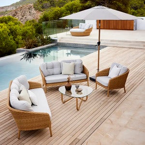 Ocean 2-seters sofa Natural flat Weave
