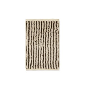 Kami knudret tæppe 80x120 cm - off-white/kaffe