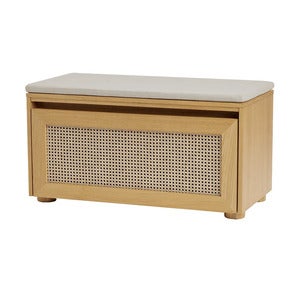 Opbevaringsbænk Hideaway Cane – White Sands