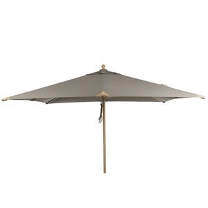 Como træparasol 3x3 m/taupe