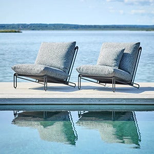 Blixt lænestol Sort / Teddy ant