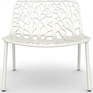Forest loungelænestol White 