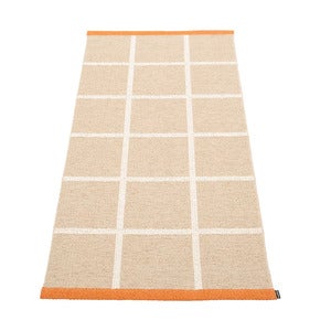 Vævet Tæppe Criss Beige 70x150 cm