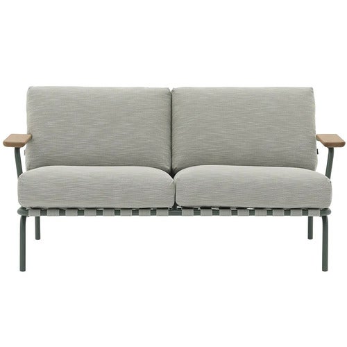 Settle 2-personers sofa Ribbed Weave 2/Dark Green 