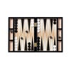 Backgammon Lakeret Black