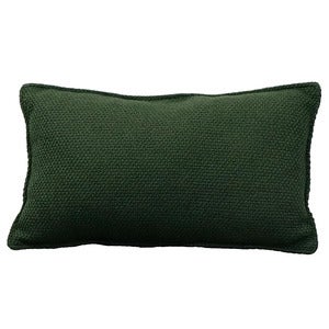 Rise dekorativ pude 52x32 cm Dark green Rise