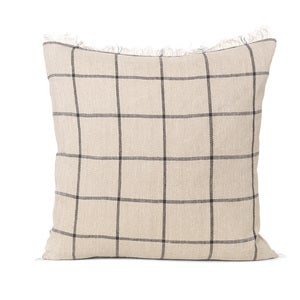 Calm Pudebetræk 50x50- Camel / Black Ferm Living