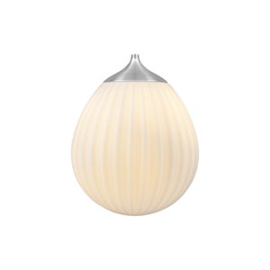  Around World lampeskærm Ø21 cm White/brushed steel