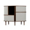 Audacious Highboard Skab Mørk Eg/Sterling