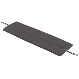 Linear Steel Pude til bænk 110x34 cm Dark Grey 