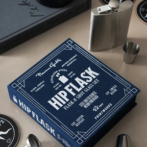 The Essentials - Hip Flask Dark Blue