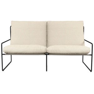 Desert 2-personers sofa Black/Off-white