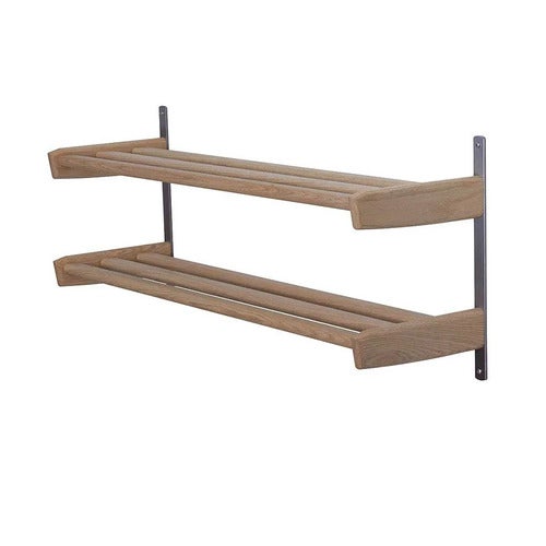 Meja Skohylde 90 cm 2 hylder Hvidolieret eg