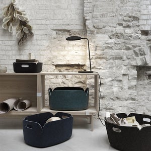  Restore Basket Opbevaringskasse 48 x 35 cm - Midnatsblå