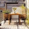 Delta stol    Sort / Natural Wicker/ Teddy Black
