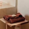 Badehåndklæde i Økologisk Bomuld Brown Clay