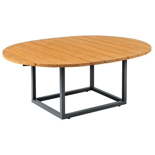 Olive sofabord 80x110 cm antracit / bamboo