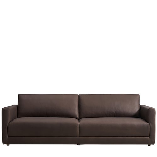 Broome lædersofa - 3-personers Espresso