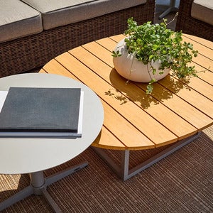 Olive sofabord 80x110 cm khaki / Bamboo