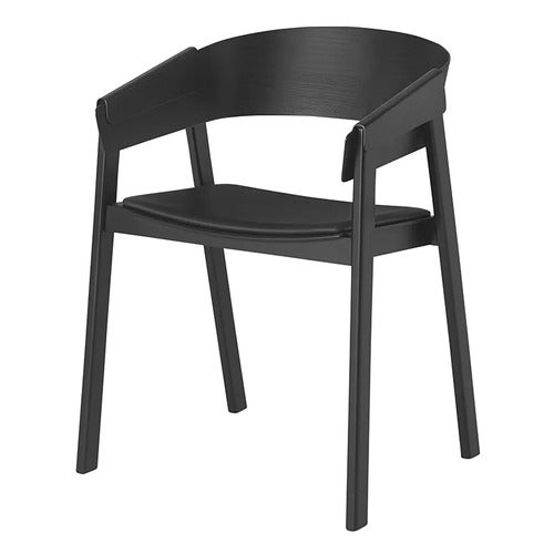 Cover Lænestol - Refine Leather Black Black