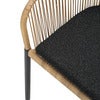 Delta stol    Sort / Natural Wicker/ Teddy Black