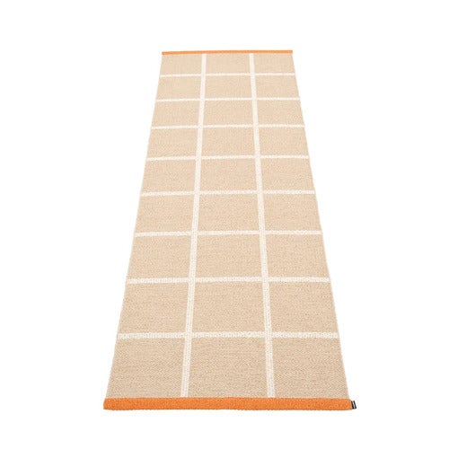 Vævet Tæppe Criss Beige 70x225 cm
