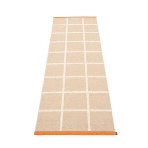 Vævet Tæppe Criss Beige 70x225 cm