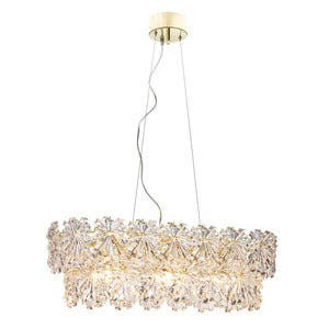 Lorraine loftslampe L75cm messing/klar