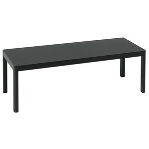 Workshop sofabord 43 x 120 cm - Black Linoleum