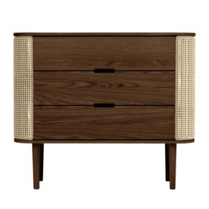 Treasures kommode i mørk eg/Venetian Cane