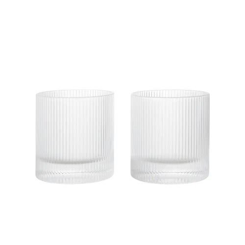 Ripple Tumbler Glas 2-pak Klar