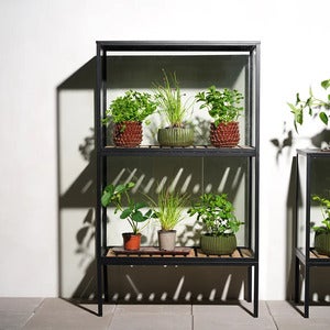 Grower Greens planteskab   høj  svart