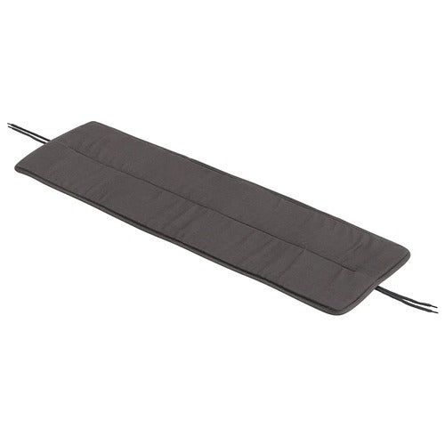 Linear Steel Pude til bænk 110x34 cm Dark Grey 