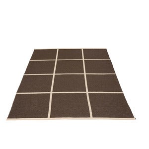 Vævet Tæppe Criss Dark Brown 180x260 cm