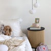  Audacious Sidebord Sort Eg/Sugar Brown