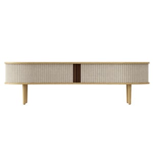 Audacious TV-bord Eg/White Sands
