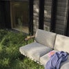 Settle 3-personers sofa Ribbed Weave 2/Dark Green 