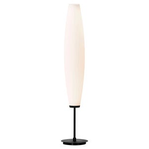 Zenta gulvlampe Sort struktur/opal glas LED Inkl. lyskildev