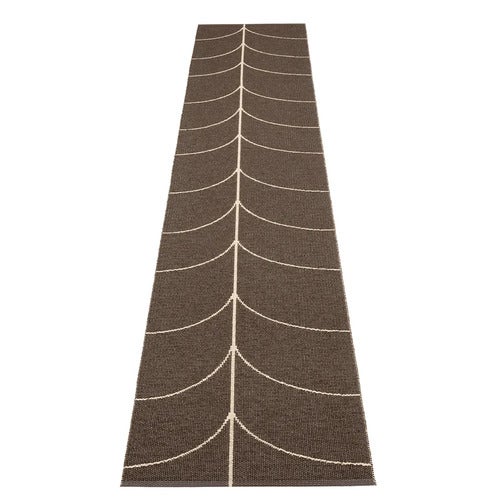 Vævet Tæppe Leif Dark Brown 70x360 cm