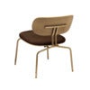 Curious Lounge Chair Eg/Messing Teddy Brown