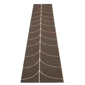 Vævet Tæppe Leif Dark Brown 70x360 cm