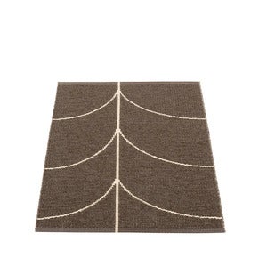 Vævet Tæppe Leif Dark Brown 70x90 cm