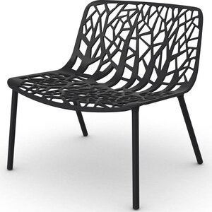 Forest loungelænestol Black 