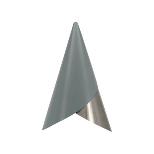 Cornet Lampeskærm Slate/Steel