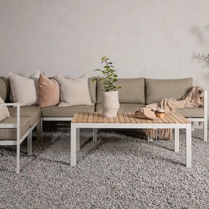 Brasilia sofabord 120x70 cm Beige 